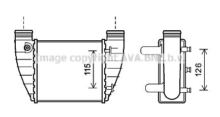 AVA QUALITY COOLING Välijäähdytin AI4345